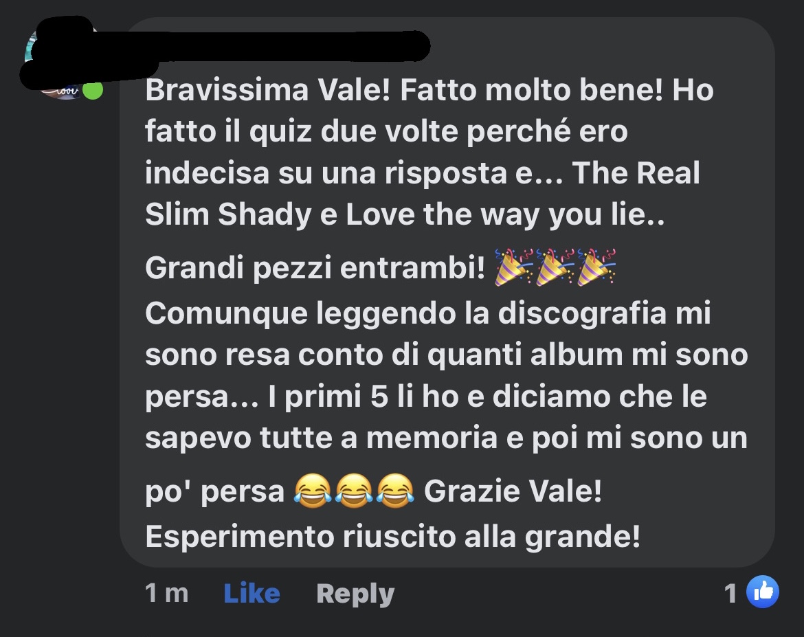 Commento di Facebook